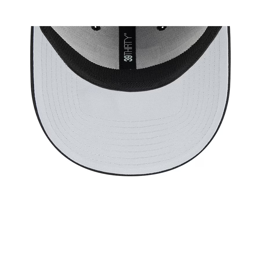 New Era Men Las Vegas Raiders NFL Training Camp 39THIRTY Flex Fit Hat 2023-Black product image 5, provided for visual