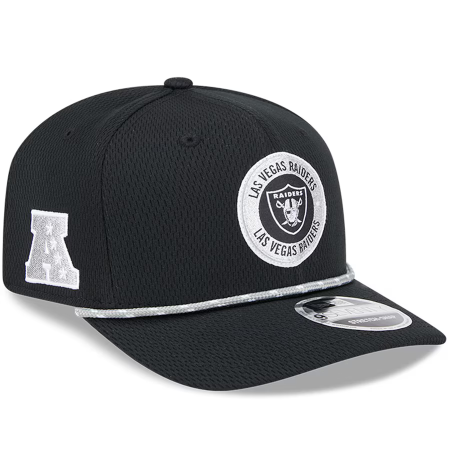 New Era Las Vegas Raiders Sideline 9SEVENTY Adjustable Cap-Black product image 1, provided for visual reference and product