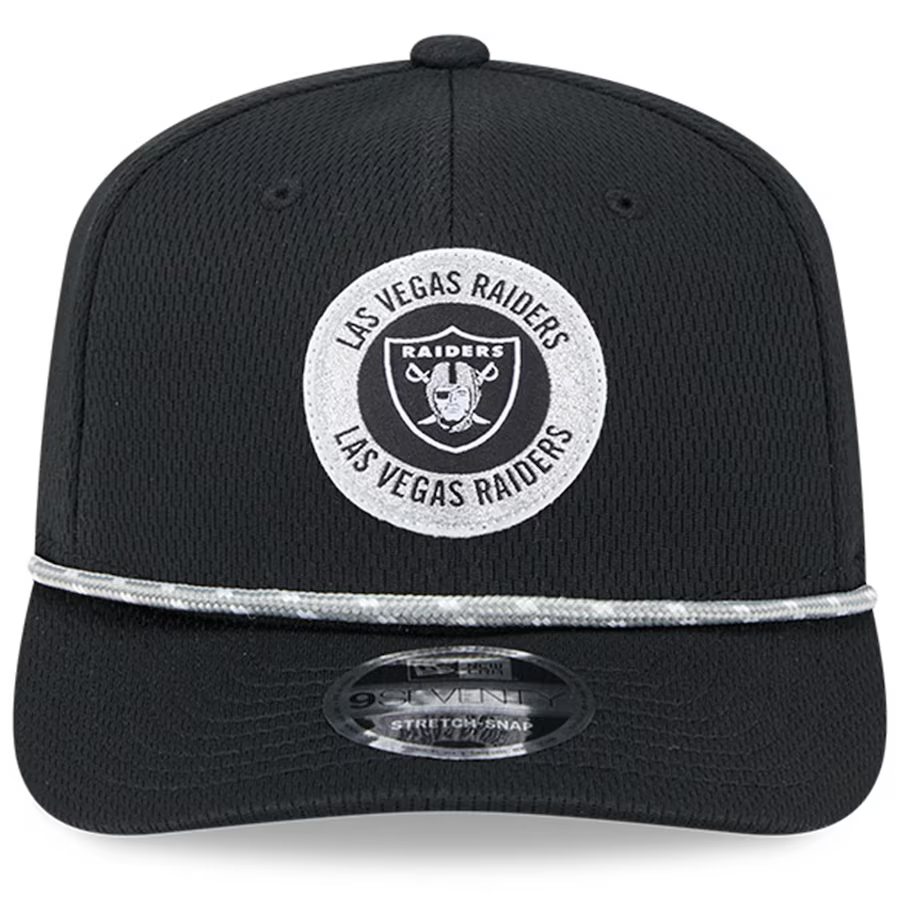 New Era Las Vegas Raiders Sideline 9SEVENTY Adjustable Cap-Black product image 2, provided for visual reference and product