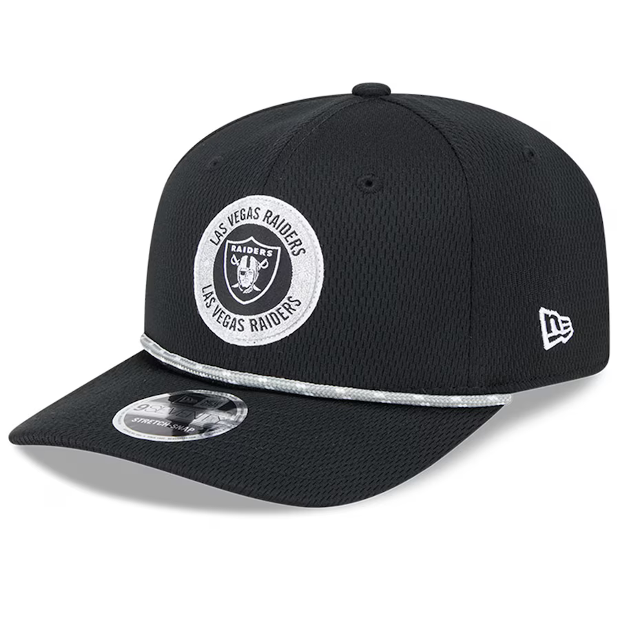 New Era Las Vegas Raiders Sideline 9SEVENTY Adjustable Cap-Black product image 3, provided for visual reference and product