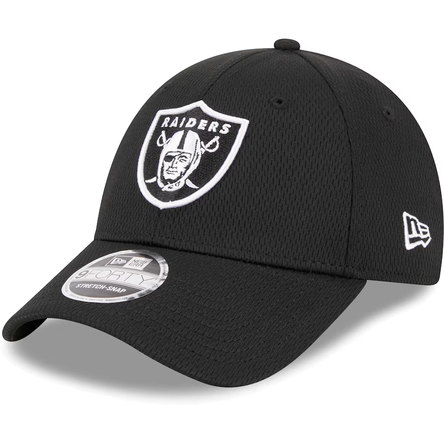 New Era Las Vegas Main B-Dub 9Forty Adjustable Hat-Black/White product image 2, provided for visual reference and product