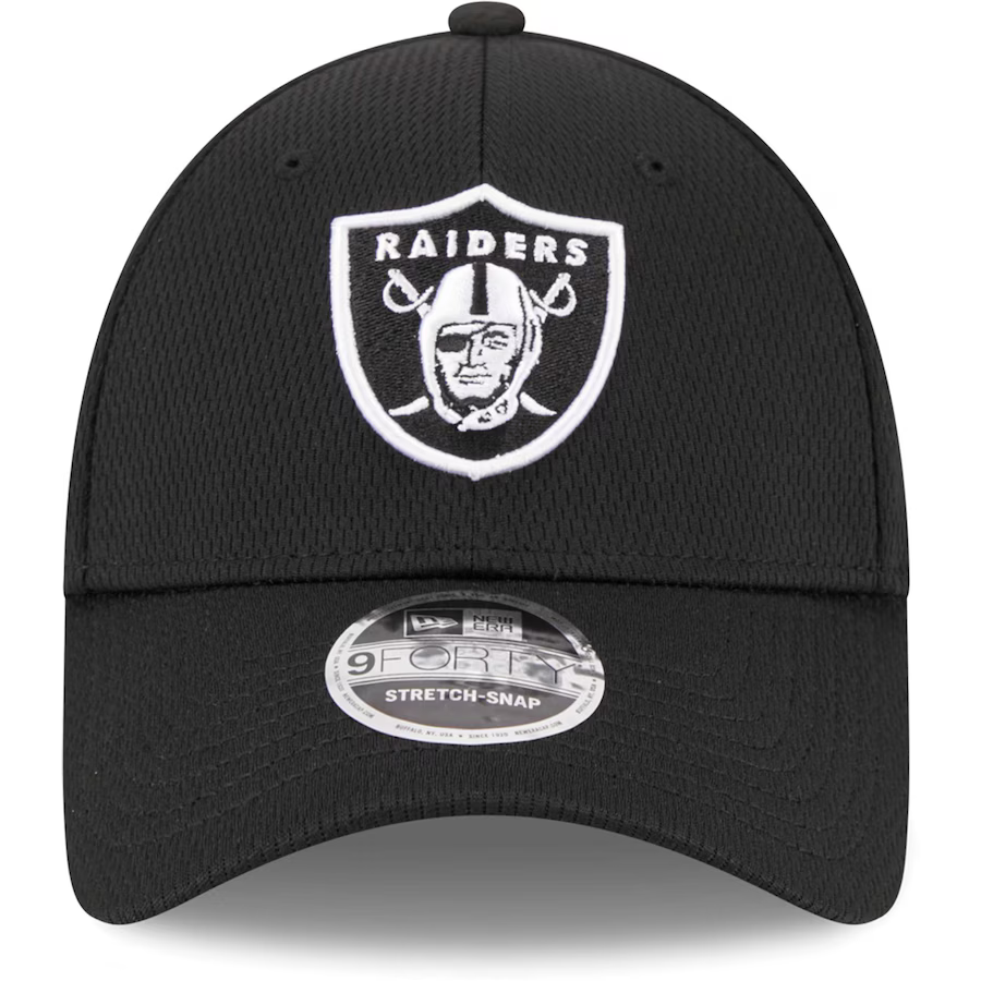 New Era Las Vegas Main B-Dub 9Forty Adjustable Hat-Black/White product image 3, provided for visual reference and product