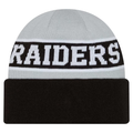 New Era Las Vegas Raiders Reverse Cuffed Knit product image 1, provided for visual reference and product detail review