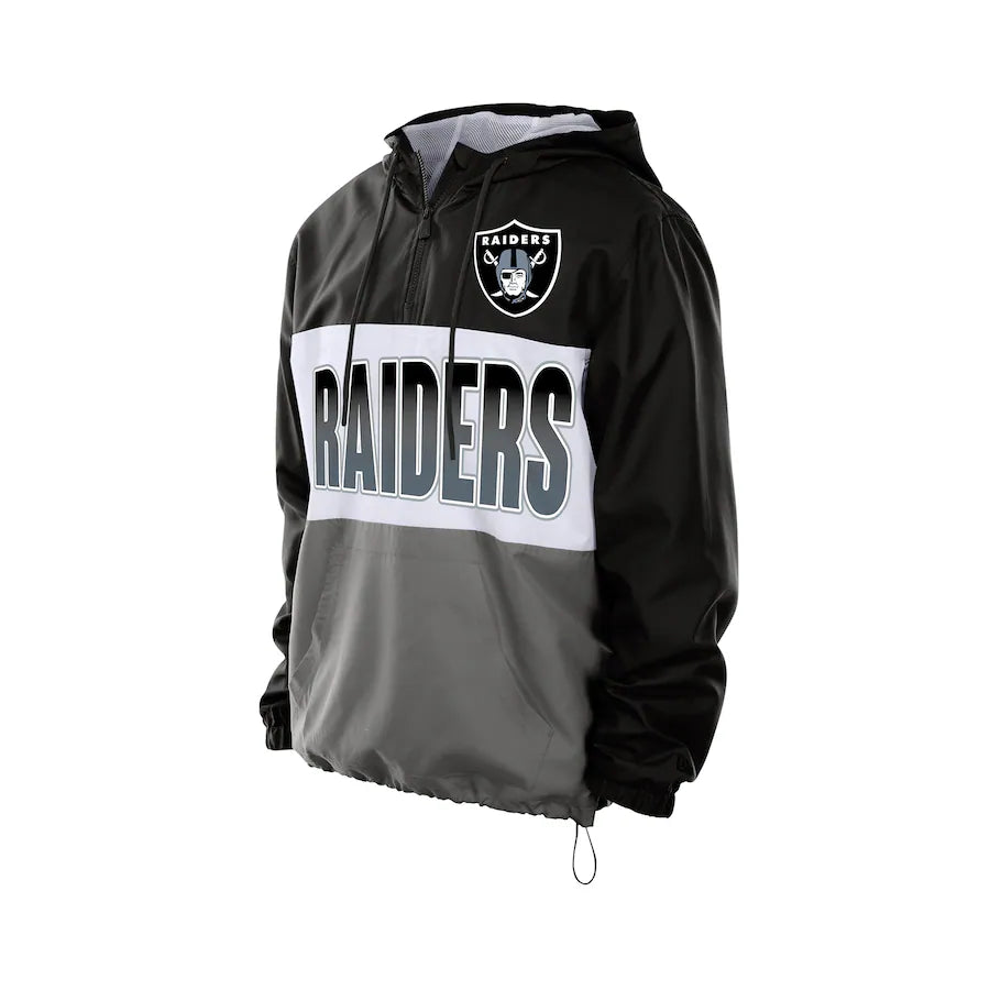 New Era Las Vegas Ripstop Quarter-Zip Hooded Windbreaker product image 1, provided for visual reference and product detail