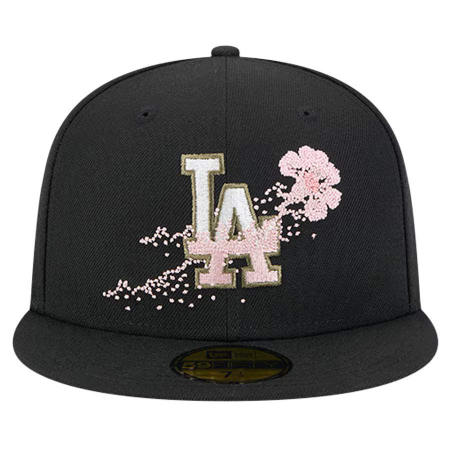 New Era Los Angeles Dodgers Floral 59FIFTY Fitted Hat product image 1, provided for visual reference and product detail