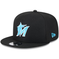 New Era Miami Marlins 2024 9FIFTY Snapback Hat product image 1, provided for visual reference and product detail review