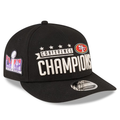 New Era San Francisco 49ers 2023 NFC Champions Locker Room Low Profile 9FIFTY Snapback Hat-Black product image 1, provided