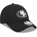 New Era San Francisco 49ers Main B-Dub 9Forty Adjustable Hat-Black/White product image 1, provided for visual reference and