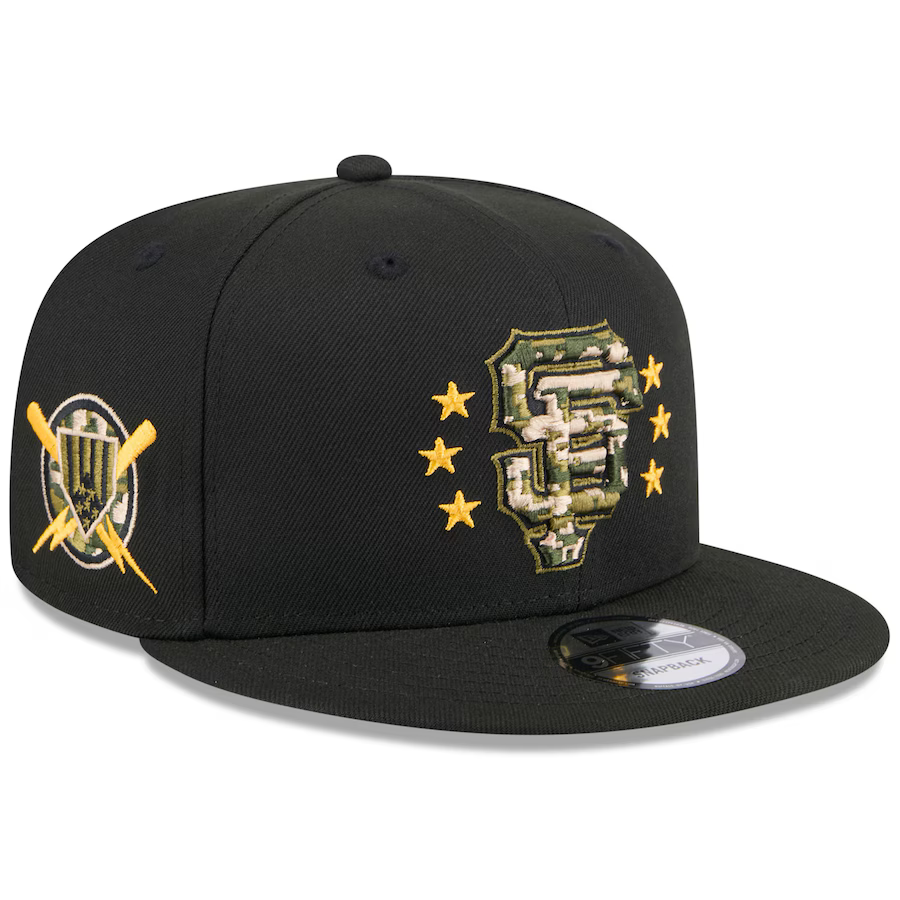 New Era San Francisco Giants Armed Forces Day 9FIFTY Snapback Hat 2024 product image 1, provided for visual reference and