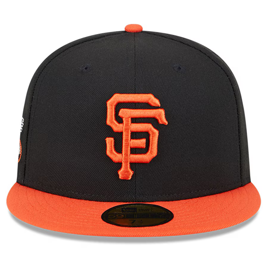 New Era San Francisco Giants Black Big League Chew Team 59FIFTY Fitted Hat-Black product image 2, provided for visual