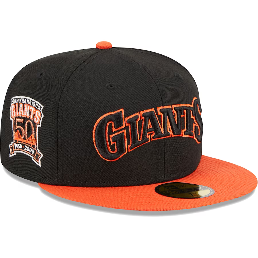 New Era San Francisco Giants Retro Jersey Script 59FIFTY Fitted product image 1, provided for visual reference and product