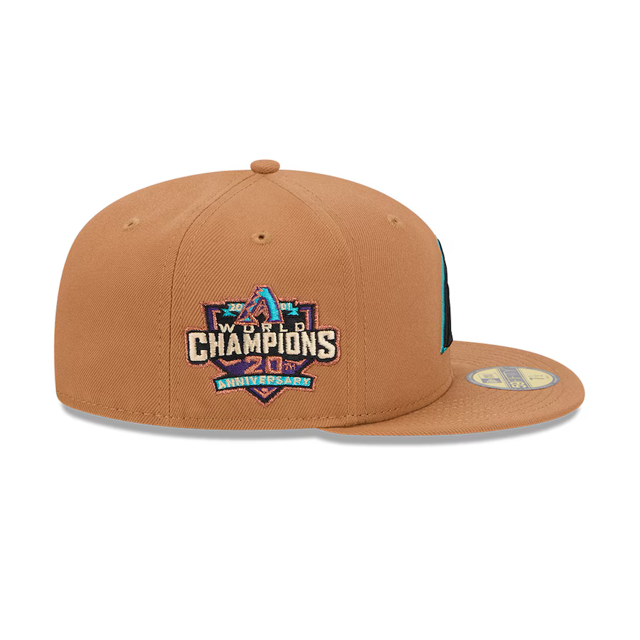 New Era Arizona Diamondbacks Color Pack 59FIFTY Fitted Hat-Brown product image 4, provided for visual reference and product