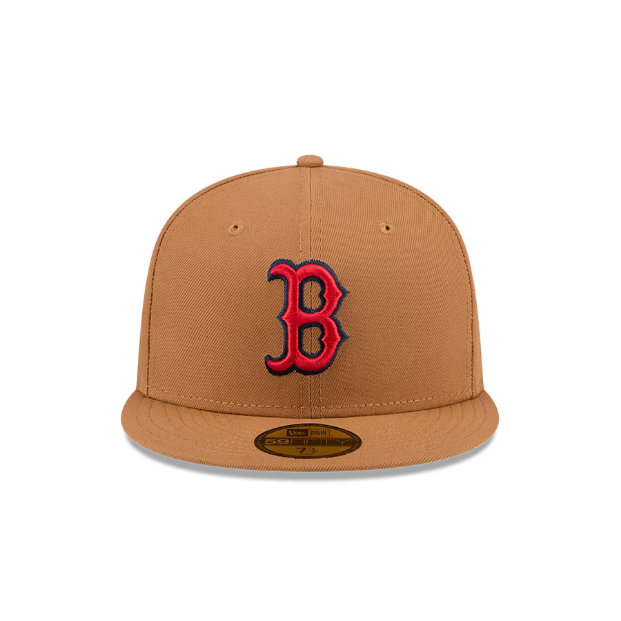 New Era Boston Red Sox Color Pack 59FIFTY Fitted Hat-Brown product image 2, provided for visual reference and product detail