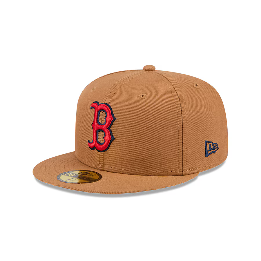 New Era Boston Red Sox Color Pack 59FIFTY Fitted Hat-Brown product image 3, provided for visual reference and product detail