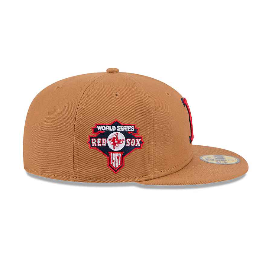 New Era Boston Red Sox Color Pack 59FIFTY Fitted Hat-Brown product image 4, provided for visual reference and product detail