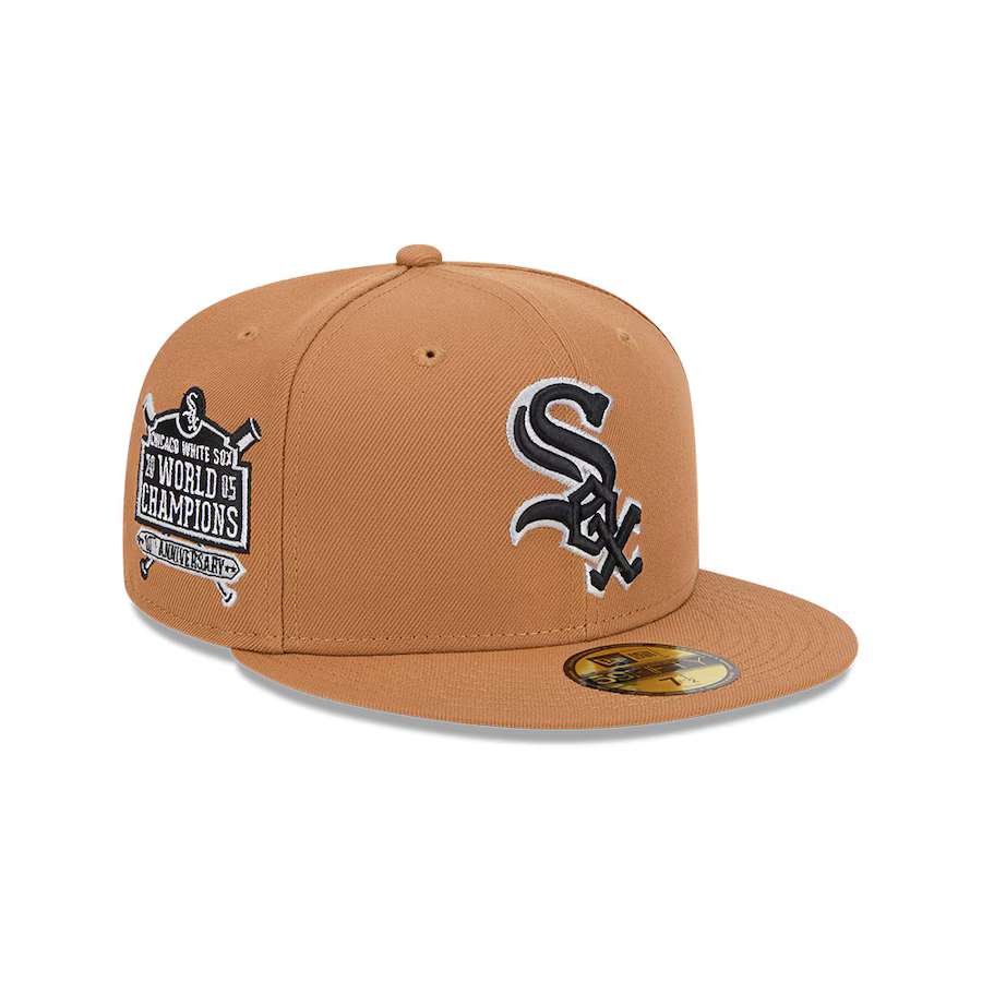 New Era Chicago White Sox Color Pack 59FIFTY Fitted Hat-Brown product image 1, provided for visual reference and product