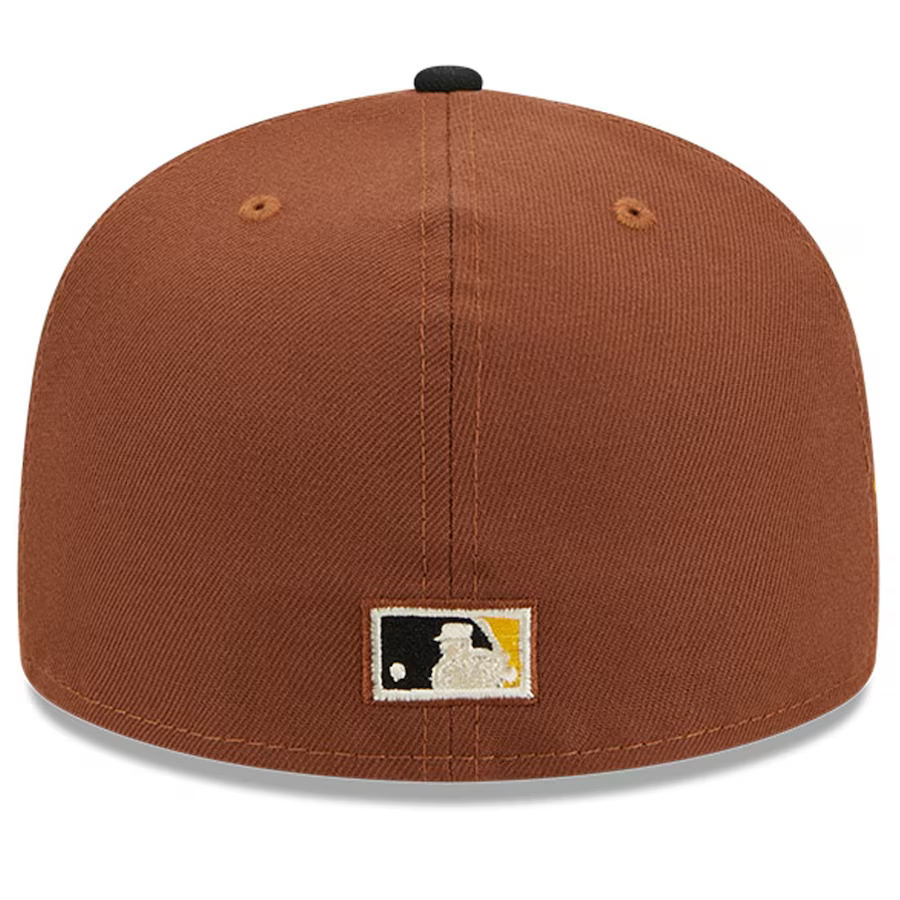 New Era Pittsburgh Pirates Harvest 1960 Side Patch 59fifty Fitted Hat-Brown product image 4, provided for visual reference