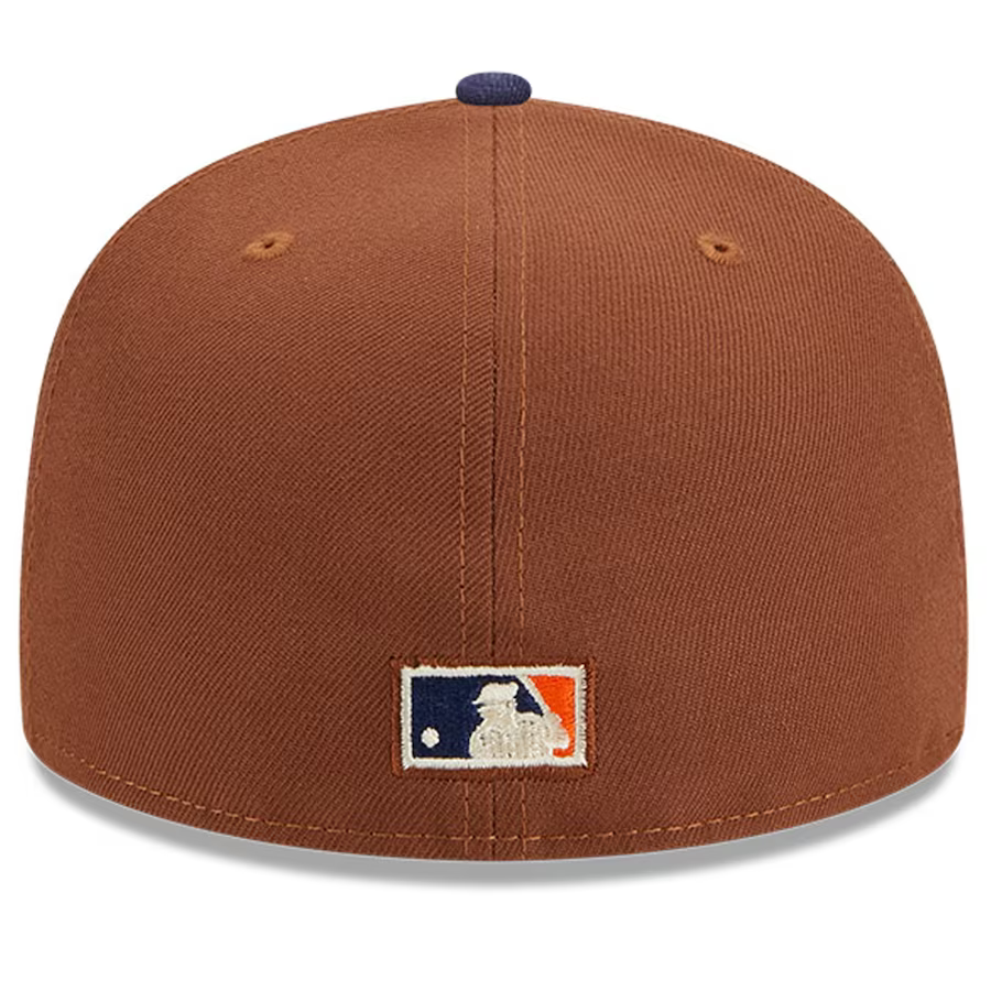 New Era San Diego Padres Harvest 25th Side Patch 59fifty Fitted Hat-Brown product image 4, provided for visual reference and