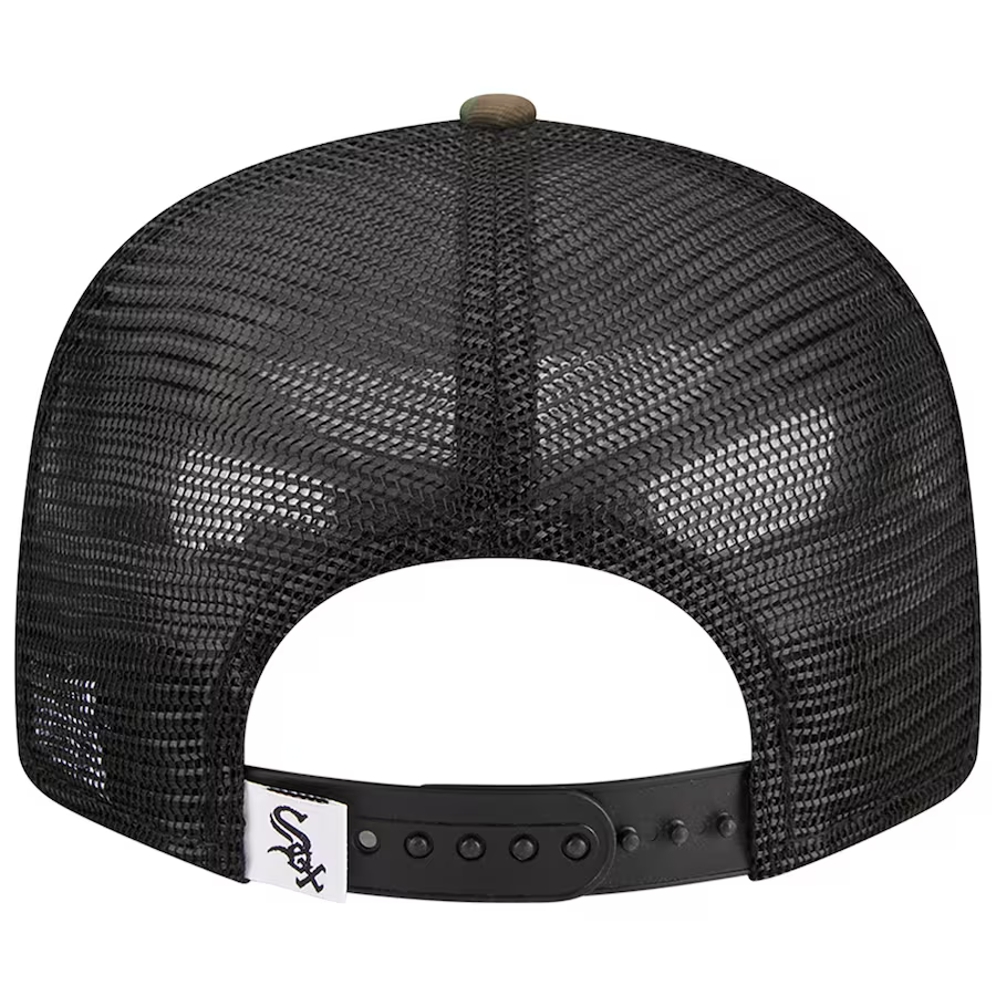 New Era Chicago White Sox Woodland Camo Trucker 9FIFTY Snapback Hat product image 4, provided for visual reference and