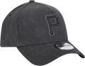 New Era Pittsburgh Pirates Logo Essentials A Frame 9FORTY Adjustable Hat-Charcoal Black product image 1, provided for visual