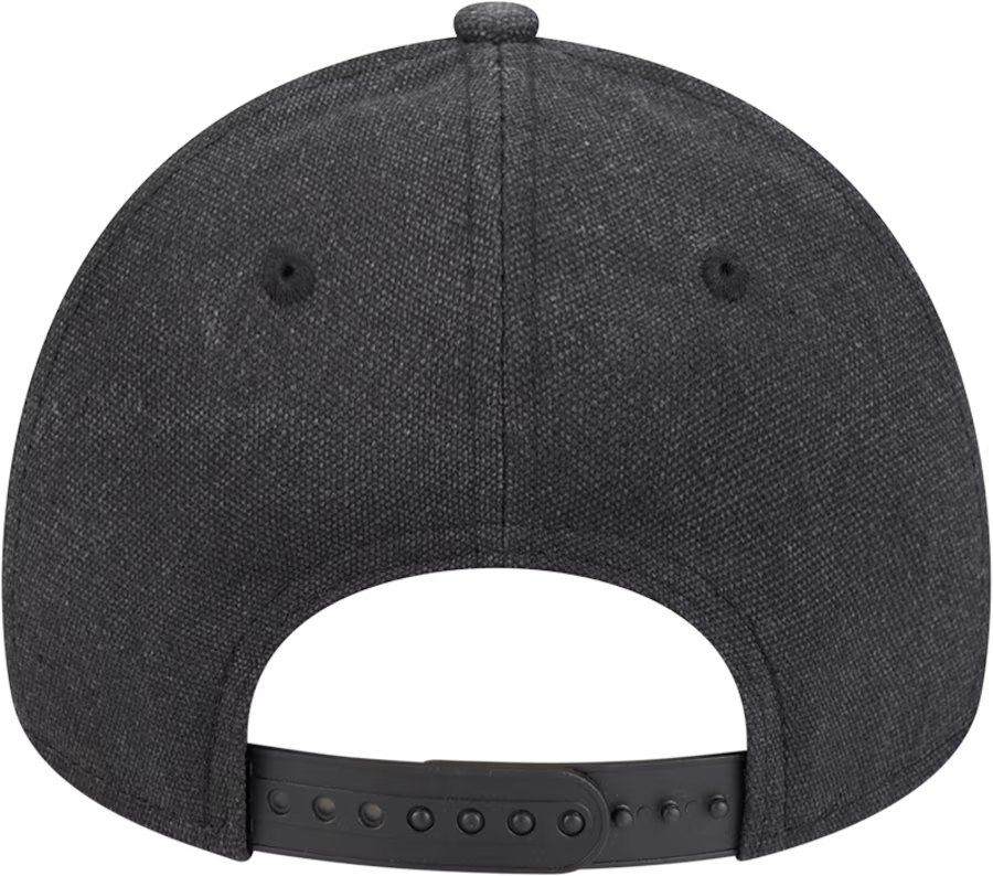 New Era Pittsburgh Pirates Logo Essentials A Frame 9FORTY Adjustable Hat-Charcoal Black product image 4, provided for visual