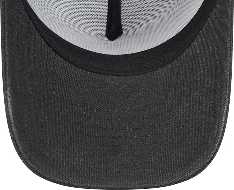 New Era Pittsburgh Pirates Logo Essentials A Frame 9FORTY Adjustable Hat-Charcoal Black product image 5, provided for visual