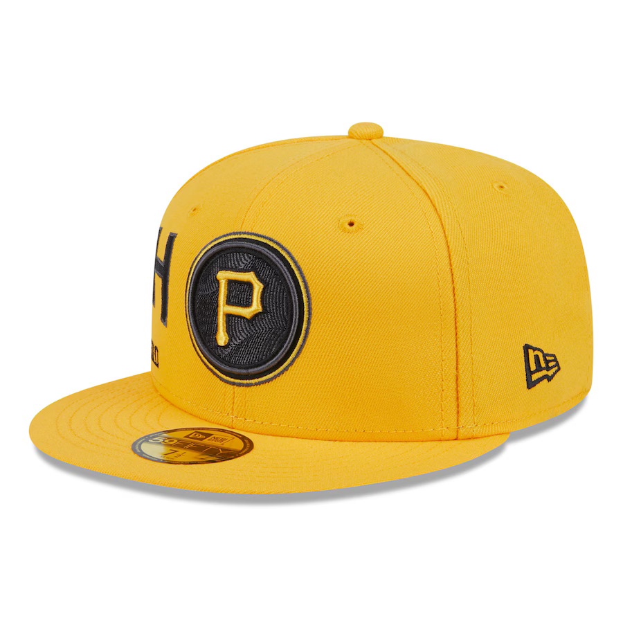 New Era Pittsburgh Pirates City Connect Icon 9FIFTY Snapback Hat-Gold product image 3, provided for visual reference and