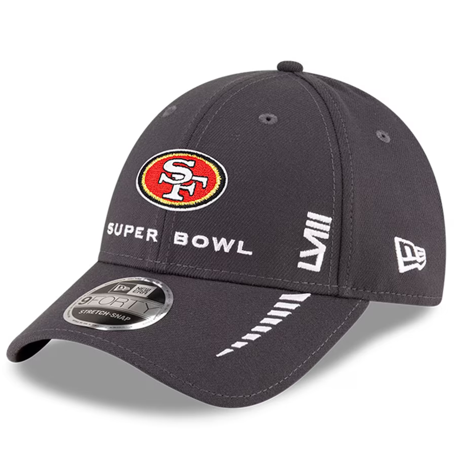 New Era San Francisco 49ers Super Bowl LVIII Opening Night 9FORTY Adjustable Hat product image 3, provided for visual