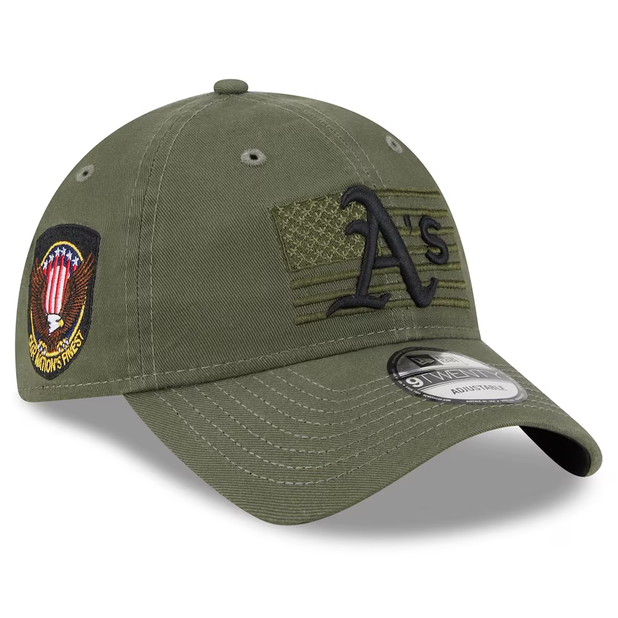 New Era Oakland Athletics Armed Forces Weekend 9Twenty Adjustable Hat product image 1, provided for visual reference and