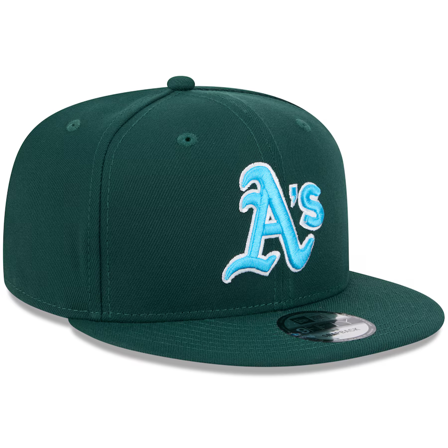 New Era Oakland Athletics 2024 9FIFTY Snapback Hat product image 2, provided for visual reference and product detail review