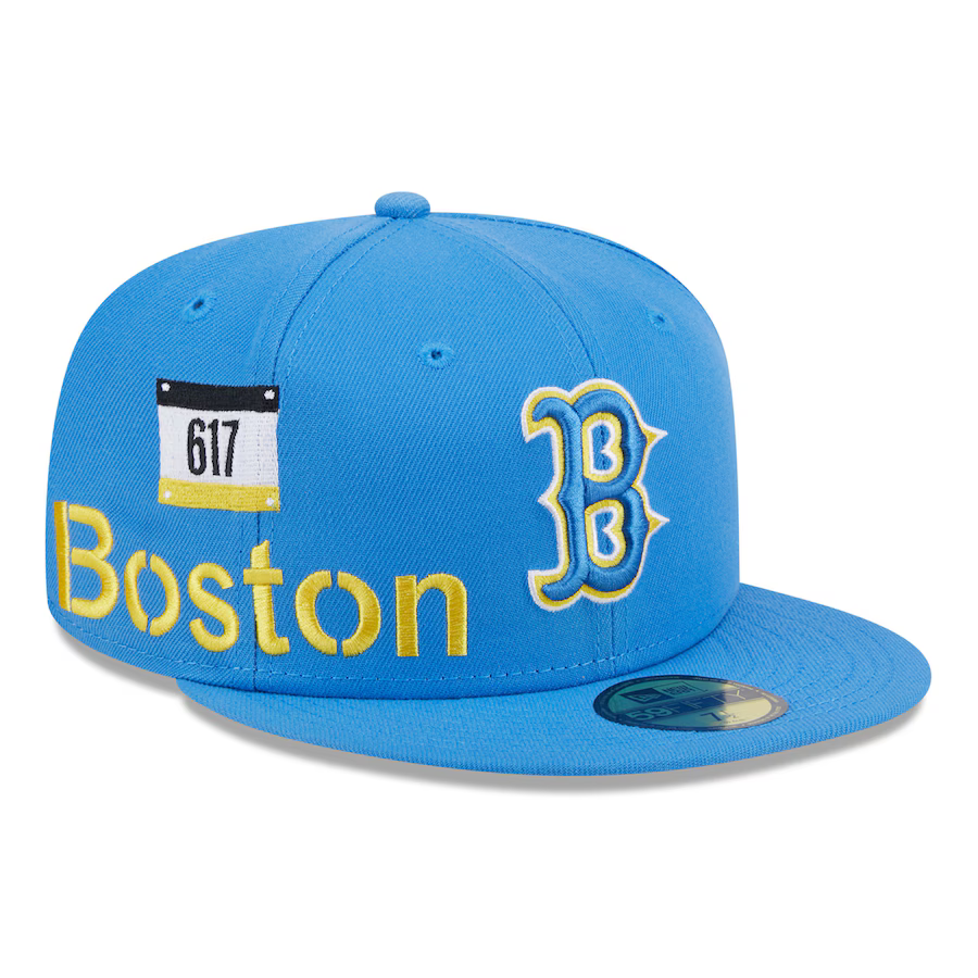 New Era Boston Red Sox City Connect Icon 9FIFTY Snapback Adjustable Hat-Light Blue product image 1, provided for visual