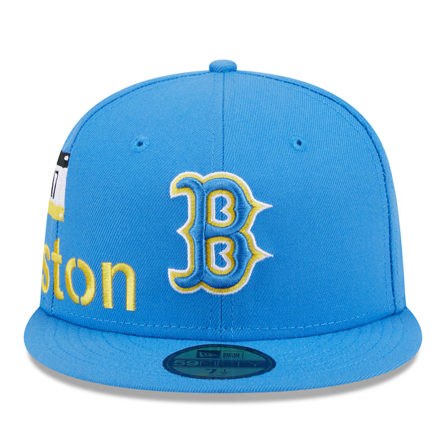New Era Boston Red Sox City Connect Icon 9FIFTY Snapback Adjustable Hat-Light Blue product image 2, provided for visual