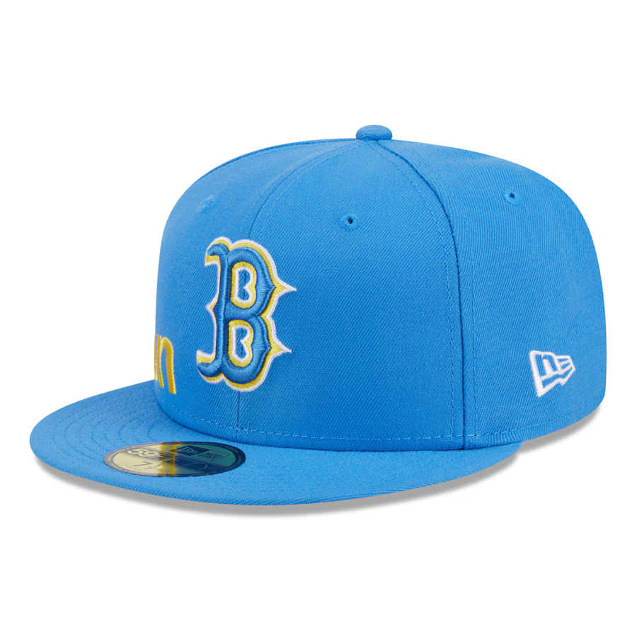 New Era Boston Red Sox City Connect Icon 9FIFTY Snapback Adjustable Hat-Light Blue product image 3, provided for visual