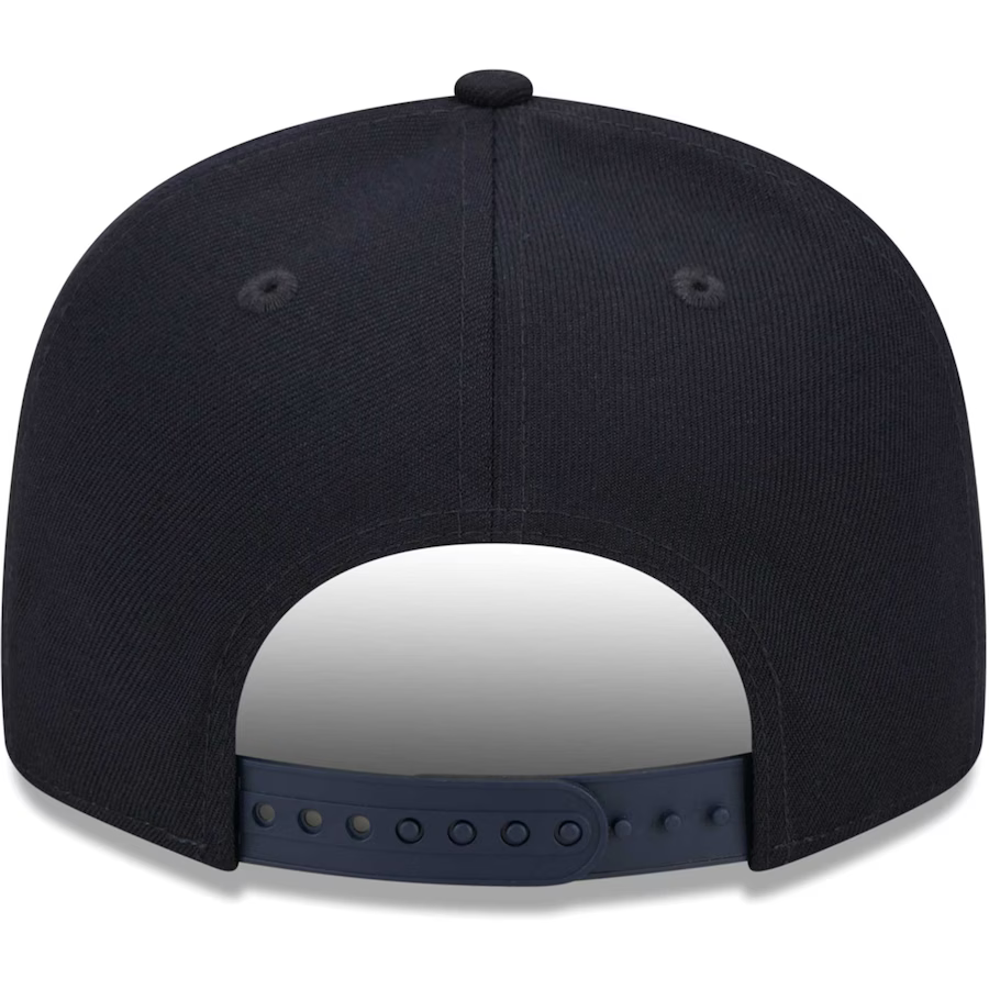 New Era Atlanta Braves 2021 World Series Side Patch 9FIFTY Snapback Hat-Navy product image 4, provided for visual reference