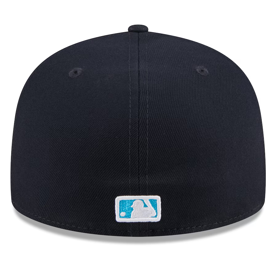 New Era Atlanta Braves 59FIFTY Fitted Hat 2024-Navy product image 4, provided for visual reference and product detail review