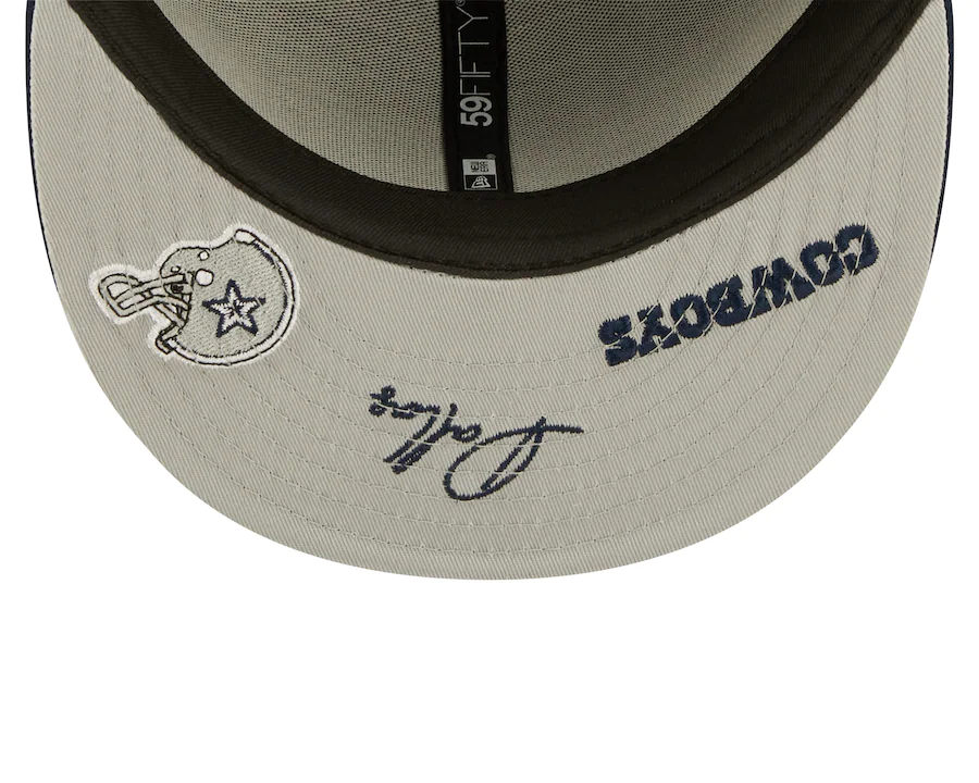 New Era Dallas Cowboys Identity 59FIFTY Fitted Hat - Navy product image 5, provided for visual reference and product detail