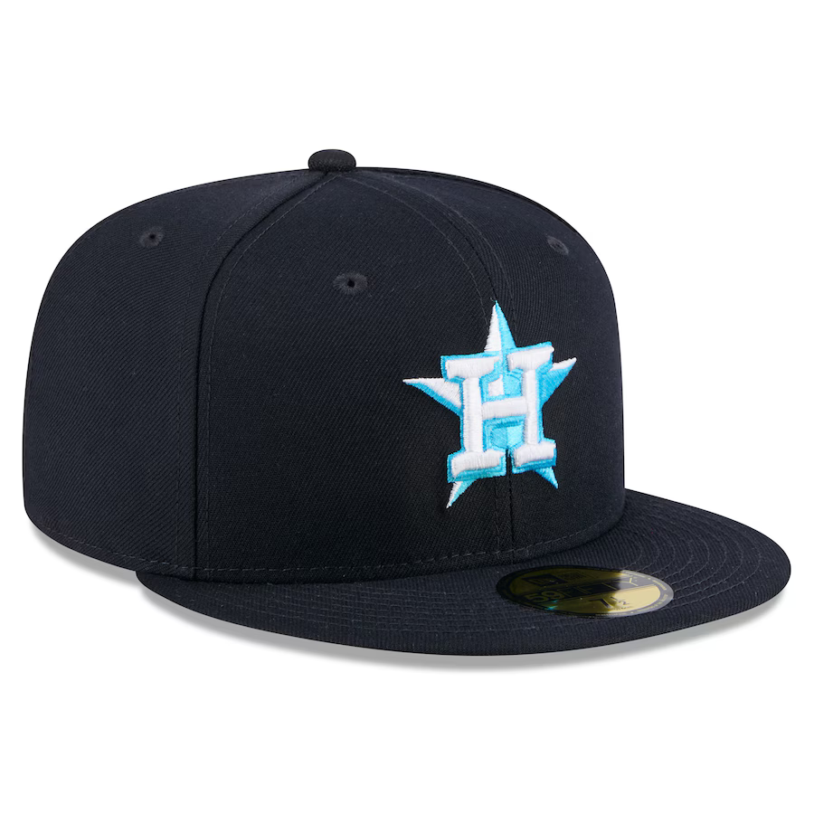 New Era Houston Astros 59FIFTY Fitted Hat 2024-Navy product image 3, provided for visual reference and product detail review