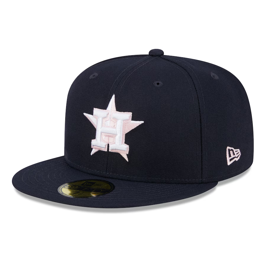 New Era Houston Astros On-Field 59FIFTY Fitted Hat-Navy product image 2, provided for visual reference and product detail