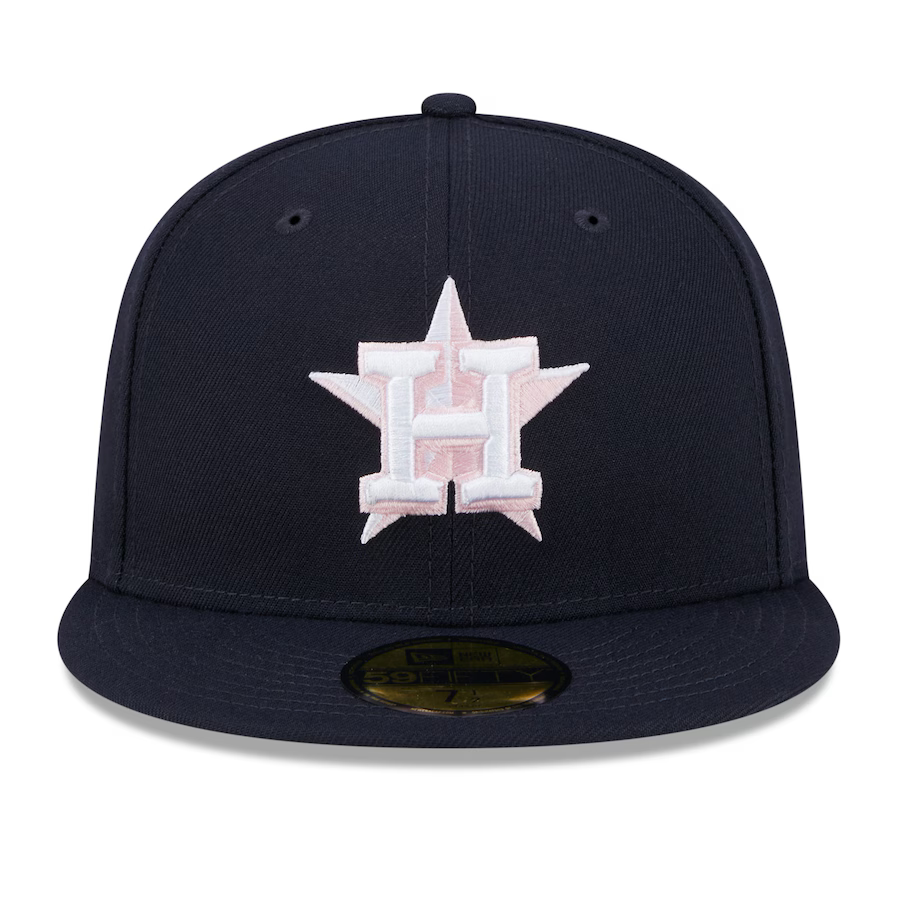 New Era Houston Astros On-Field 59FIFTY Fitted Hat-Navy product image 3, provided for visual reference and product detail