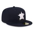 New Era Houston Astros On-Field 59FIFTY Fitted Hat-Navy product image 1, provided for visual reference and product detail