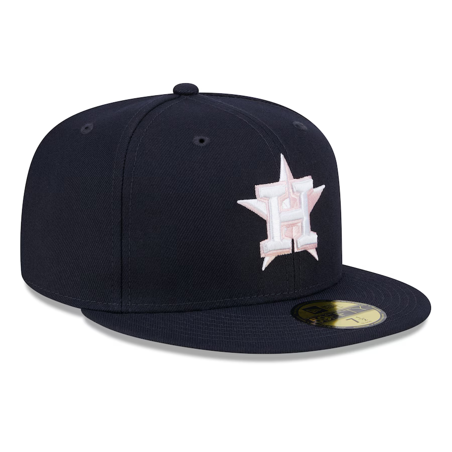 New Era Houston Astros On-Field 59FIFTY Fitted Hat-Navy product image 1, provided for visual reference and product detail