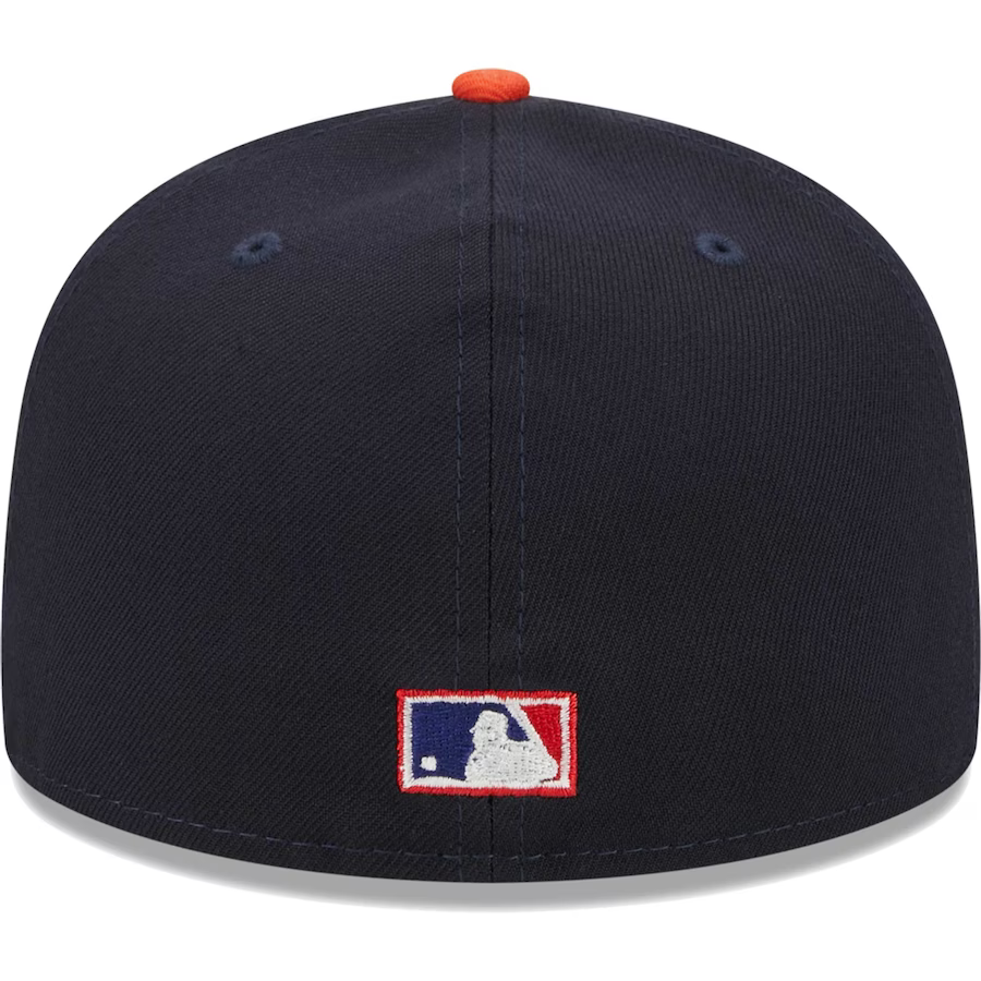 New Era Houston Astros Navy Retro Jersey Script 59FIFTY Fitted product image 4, provided for visual reference and product