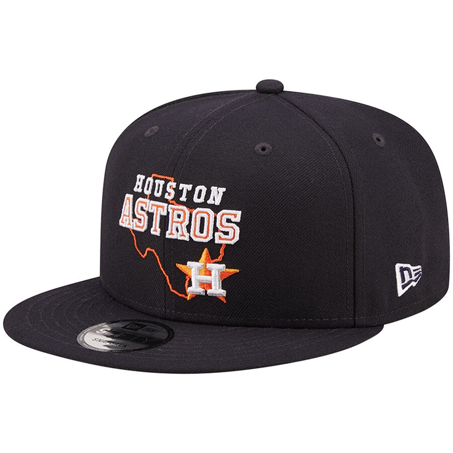 New Era Houston Astros State Logo 9FIFTY Snapback Hat product image 2, provided for visual reference and product detail