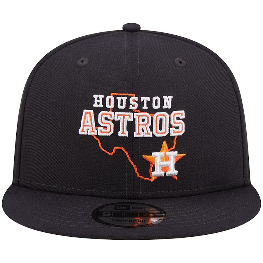New Era Houston Astros State Logo 9FIFTY Snapback Hat product image 1, provided for visual reference and product detail