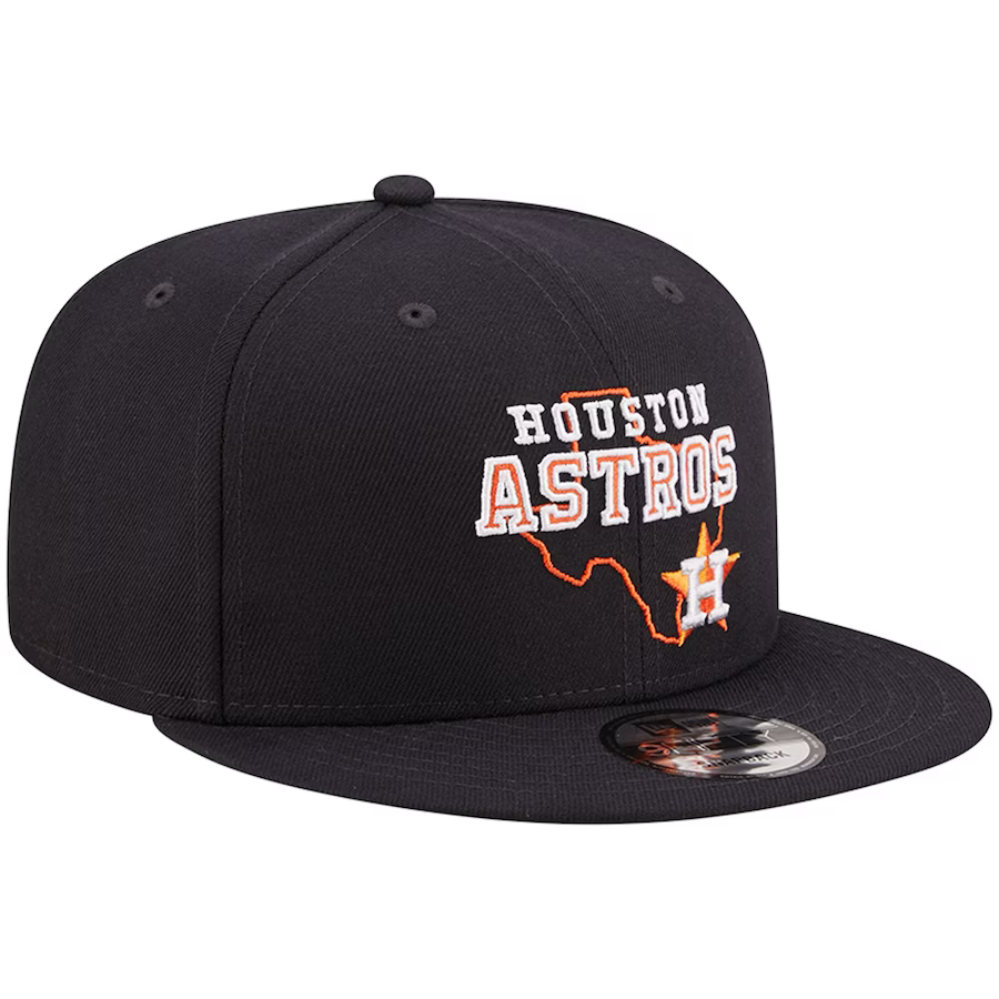 New Era Houston Astros State Logo 9FIFTY Snapback Hat product image 3, provided for visual reference and product detail