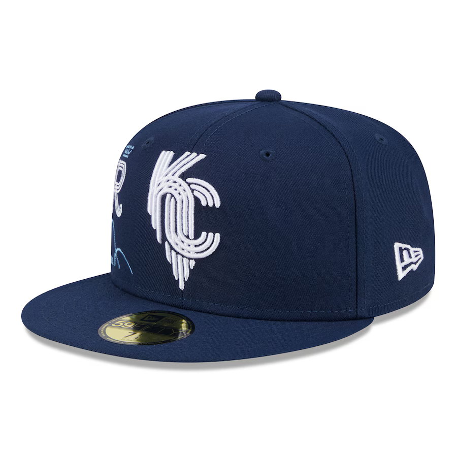 New Era Kansas City Royals City Connect Icon 59FIFTY Fitted Hat-Navy product image 3, provided for visual reference and