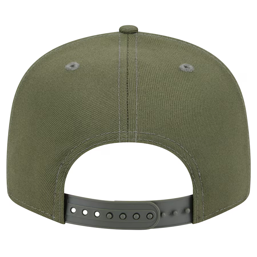 New Era Men Baltimore Ravens 9FIFTY Snapback Hat-Olive Green product image 4, provided for visual reference and product