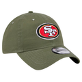 New Era San Francisco 49ers Core Classic 2.0 9TWENTY Adjustable Hat-Olive Green product image 1, provided for visual