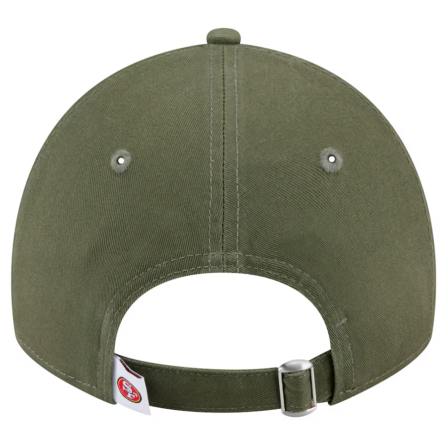 New Era San Francisco 49ers Core Classic 2.0 9TWENTY Adjustable Hat-Olive Green product image 4, provided for visual