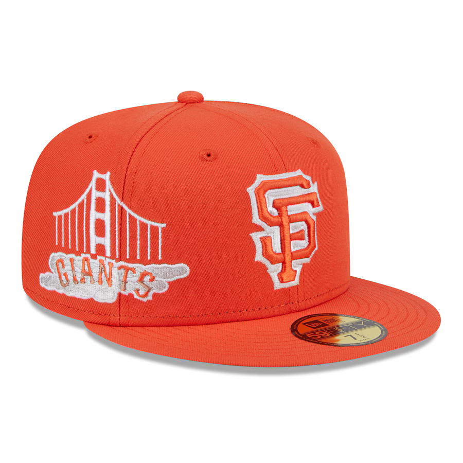 New Era San Francisco Giants Icon City Connect 59FIFTY Fitted Hat - Orange product image 1, provided for visual reference